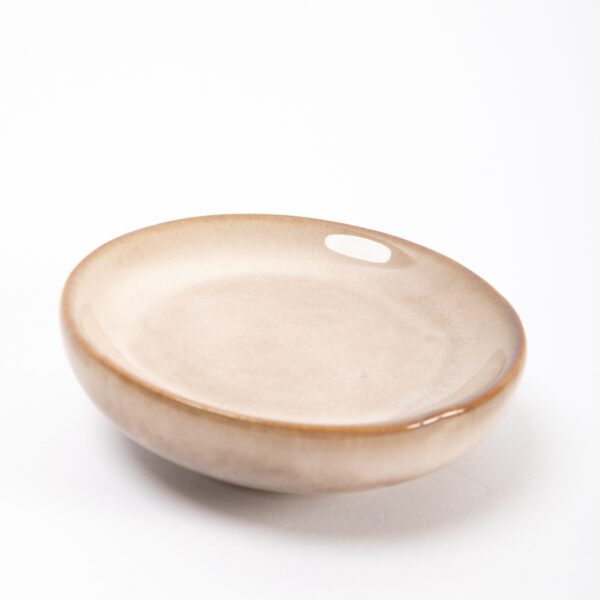 Home - Seifenschale aus Keramik in Beige