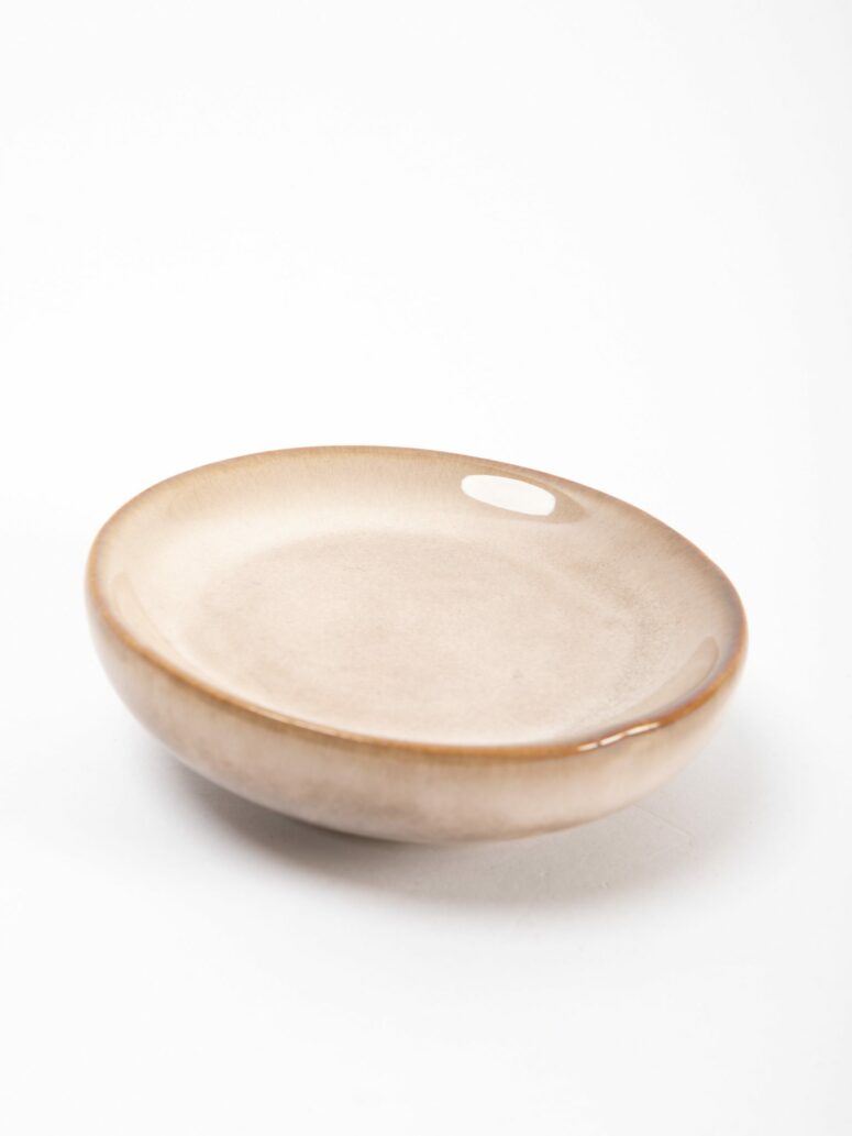 Home - Seifenschale aus Keramik in Beige